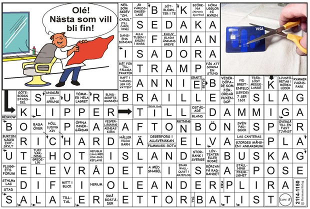 Krysset lsning v22, 2025