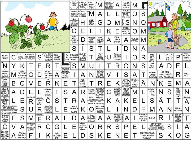 Krysset lsning v24, 2025