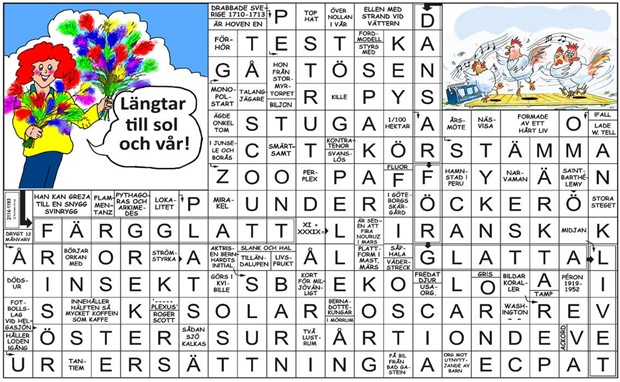 Krysset lsning v25, 2025