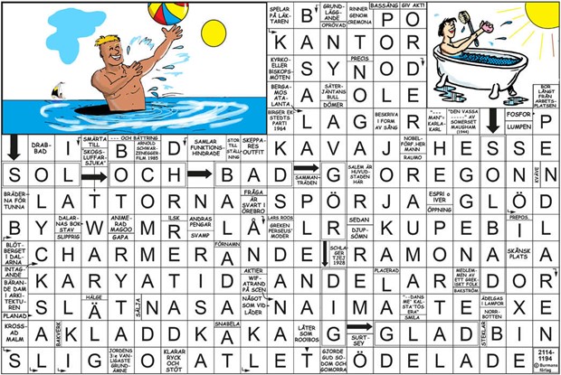Krysset lsning v26, 2025