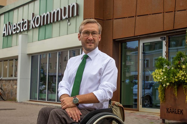 Thomas siktar på riksdagen Thomas siktar på riksdagen