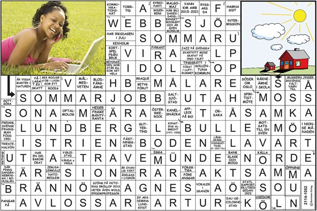 Krysset lsning v35, 2025