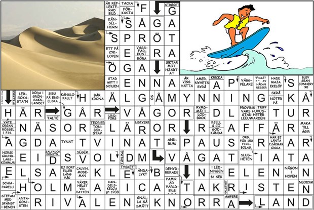 Krysset lsning v36, 2025