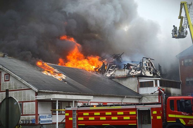 Historiskt hus i Ryd ödelagt i brand – ”Det viktiga är att alla klarade sig” Historiskt hus i Ryd ödelagt i brand – ”Det viktiga är att alla klarade sig”