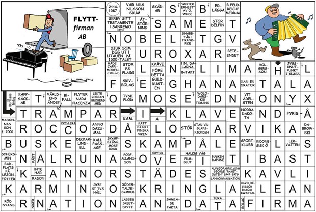 Krysset lsning v38, 2025