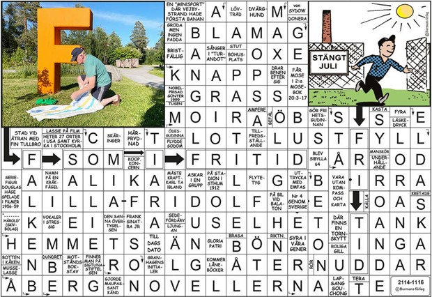 Krysset lsning v39, 2025