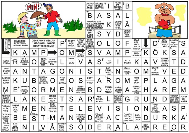 Krysset lsning v40, 2025