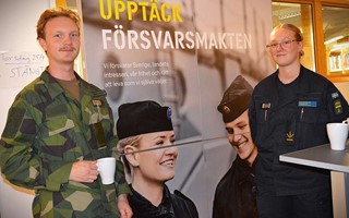 Allvarligaste vrldslget i modern tid - Eleverna informerades om vrnplikten under beredskapsveckan 