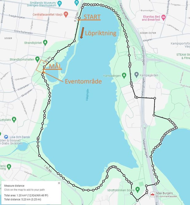 Sveriges snabbaste maraton runt Växjösjön Sveriges snabbaste maraton runt Växjösjön