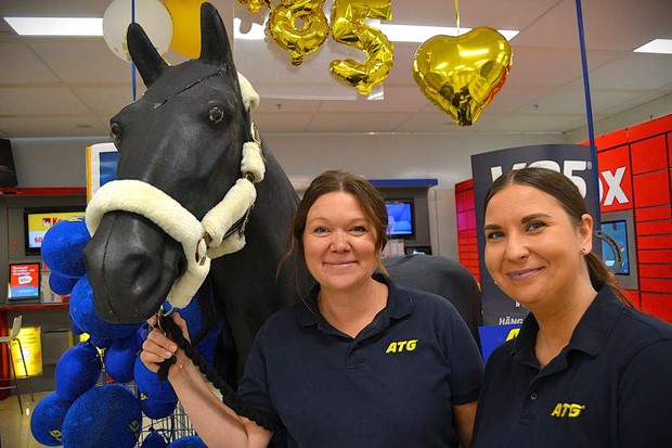 Festligt på premiären av V85 på Citygross - en ny era inleddes Festligt på premiären av V85 på Citygross - en ny era inleddes