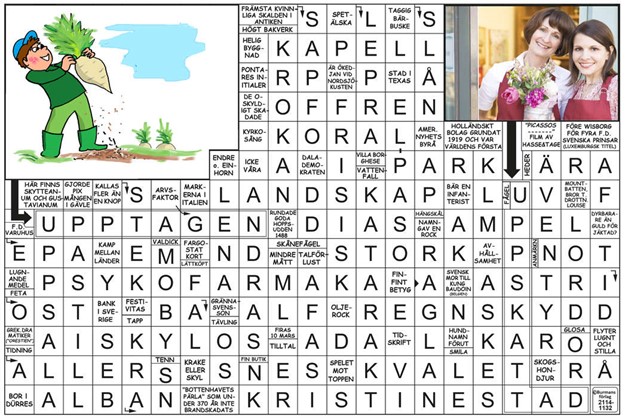 Krysset lsning v43, 2025