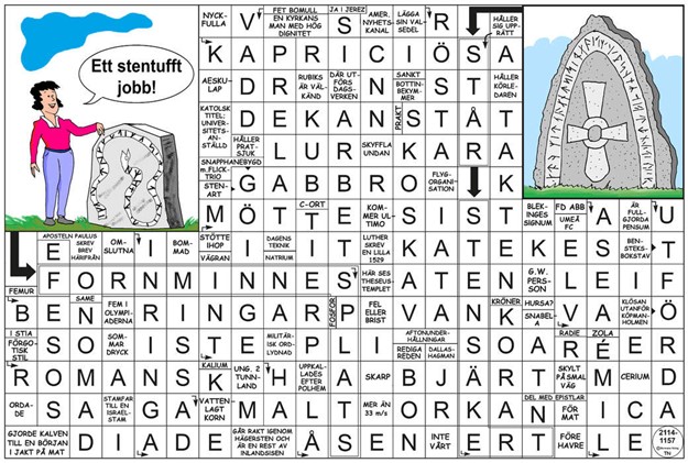 Krysset lsning v45, 2025