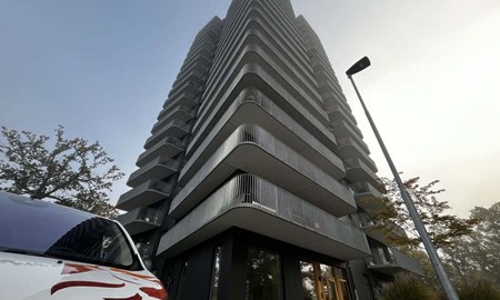 Hjdarjobb att spola Vattentornet p Solberget