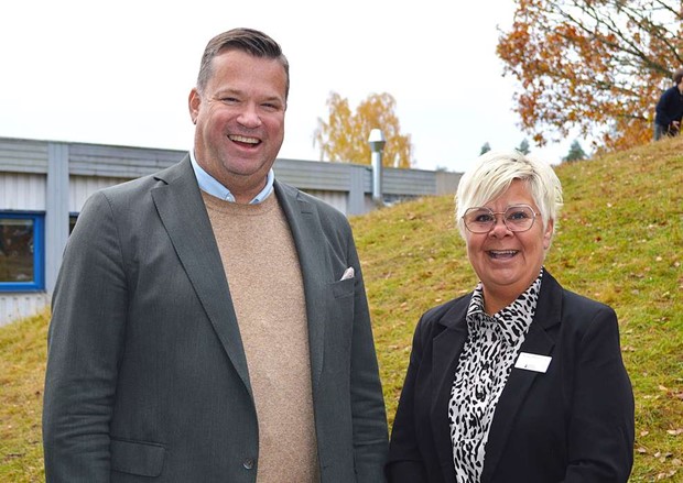 Första spadtaget för den nya skolani Åby – ”det är lite känslosamt” Första spadtaget för den nya skolani Åby – ”det är lite känslosamt”