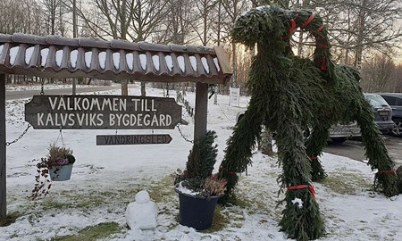 Nrproducerad julmagi samlar beskare i Kalvsvik