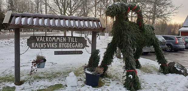 Nrproducerad julmagi samlar beskare i Kalvsvik