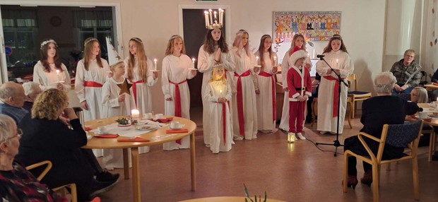 Luciafest i Equmeniakyrkan