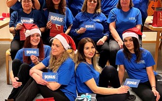 Efter rekord�r uppm�rksammades personalen