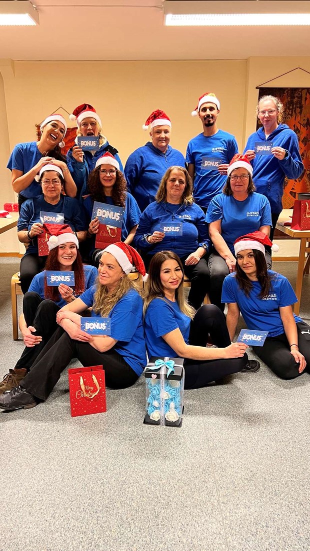 Efter rekord�r uppm�rksammades personalen