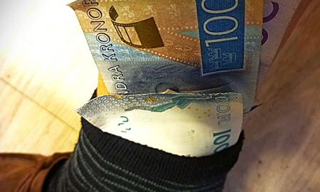 Man hade 13 000 i strumpan - fick inte beh�lla pengarna