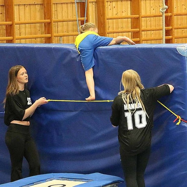 Gymnastiken lockar m�nga barn � �Det verkar vara en trend�