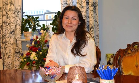 �Fast jag arbetar med d�den �r det ett s� levande jobb�