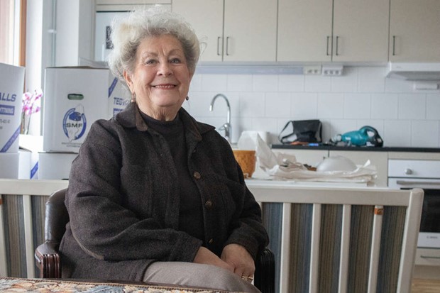 Christina är först in på Tingsbacken Christina är först in på Tingsbacken