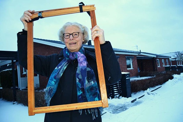 Britt v�ver bilder av garn: �Konsten har gett mig s� mycket�