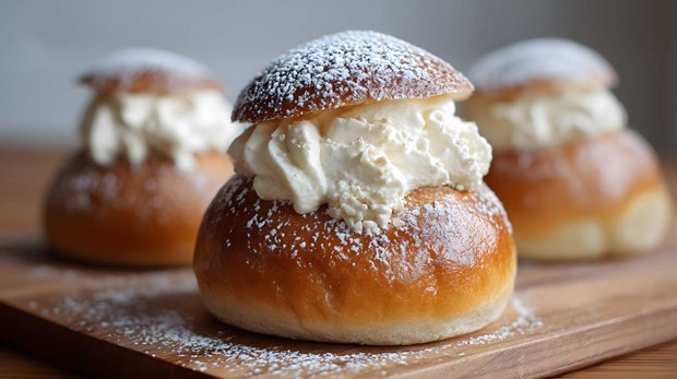 Hundratals semlor delas ut i kommunen p� fettisdagen