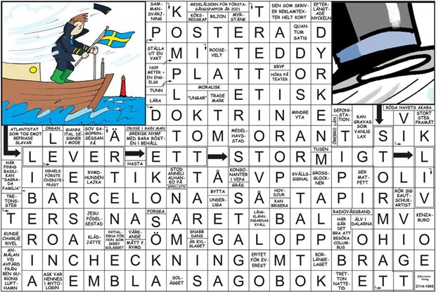 Krysset l�sning vecka 48, 2025