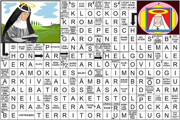 Krysset l�sning vecka 1, 2026