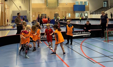 Idrottsdag i Moheda samlade barnen under sportlovet