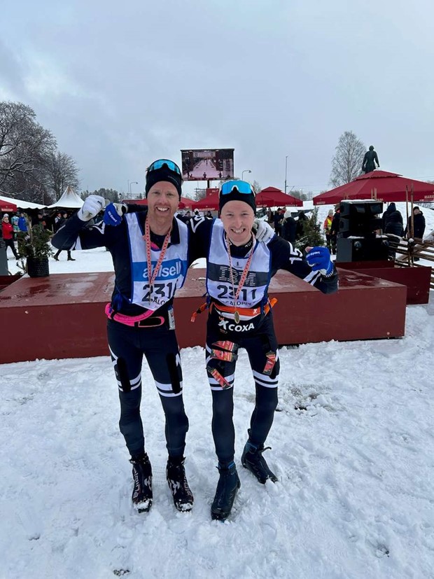 Klubbkompisarna hamnade i topp av kommun�karna i �rets Vasalopp