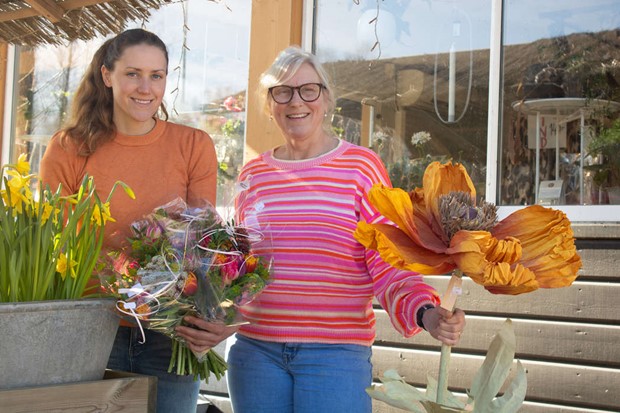 Signes Tr�dg�rd �r mitt i en blomstrande utveckling