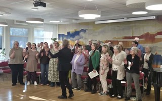 Lyckad k�rdag i Moheda f�rsamlingshem