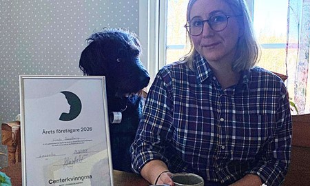 Efter 25 �r p� kontor � utbildade sig till tr�dg�rdsm�stare