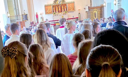 Rekordm�nga intr�den i V�xj� stift under 2025