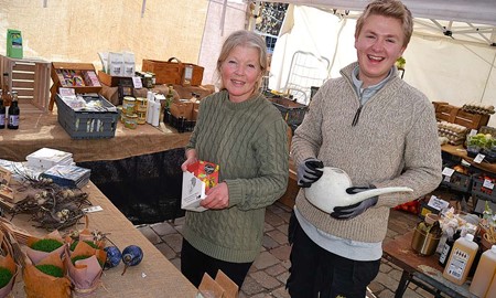 Torghandeln i V�xj� har f�tt ett lyft 