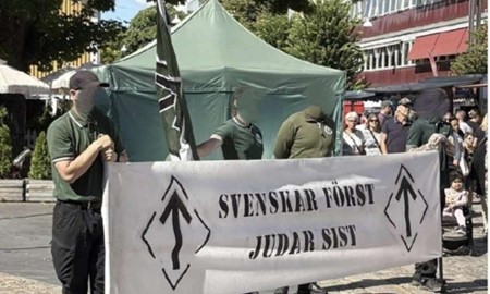 Nazist frias fr�n hets mot judar p� Karl-Oskardagarna