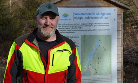 H�r v�xer b�de skog och f�rst�else� Lennarts arbete har gett resultat
