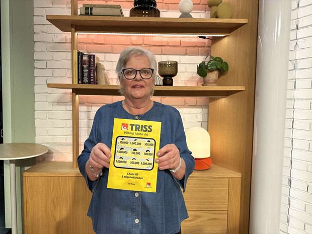 Ilse-Lill fr�n Konga vann storvinst p� Triss i tv