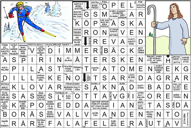 Krysset l�sning vecka 8 2026