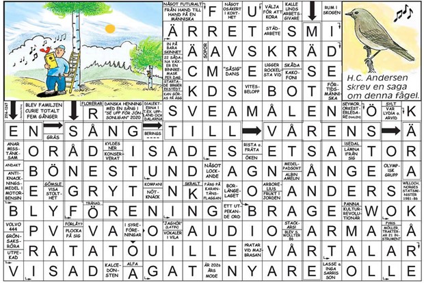 Krysset l�sning vecka 12, 2026