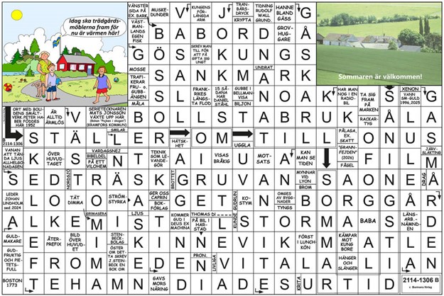 Krysset l�sning vecka 27, 2026