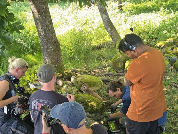 Skräckfilm har spelats in i Härlöv – påskharen får en helt ny roll Skräckfilm har spelats in i Härlöv – påskharen får en helt ny roll
