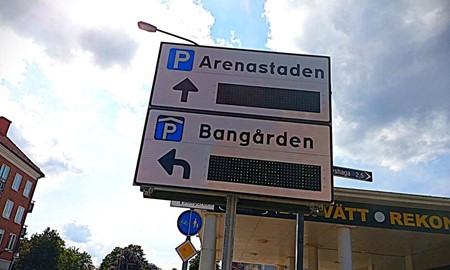 Digital skyltning ska g�ra det l�ttare att parkera