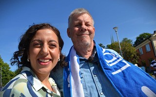 Simona peppade Liberalerna i V�xj� - hoppas p� lyft som i valet 2002