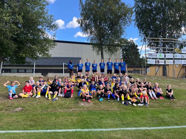 Fotbollsgl�dje i str�lande sol