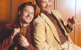 Emil Hansius och Hampus Hedstr�m med liveshowen Vafalls Live