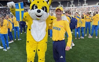 Christer Svensson femma i Finnkampen 